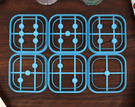 Six Sided Dice Cookie Cutter Set - DnD Cookie Cutter, Tabletop Gift, Board Game Cookie Cutter - Gamer Baking Gift