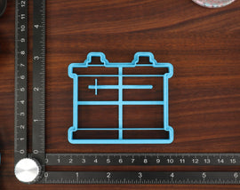 Mechanic Car Parts Cookie Cutters - Car Battery, Engine Block, Muffler Pipe, Spare Tire, Spark Plug - Automotive Cookie Cutters