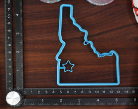 Idaho Cookie Cutters - Baked Potato, Idaho State Outline, Idaho Syringa, Sky Lift, Star Garnet - ID Gift Idea