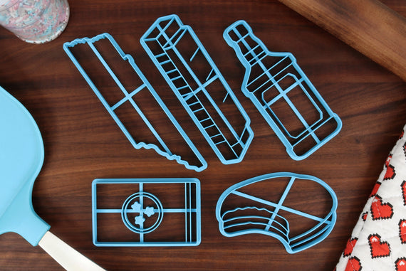 Tennessee Cookie Cutters - Harmonica, Marshmallow Snack, State Flag, Outline, Whiskey Bottle - TN Gift Idea