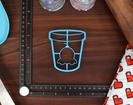 Vermont Cookie Cutters - Vermont State Outline, Bleeding Heart Flower, Ice Cream Pint, Maple Syrup, Snowboarder - VM Gift Idea