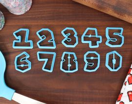 Mario Numbers & Letters! - FONT Cookie Cutters - Gaming Baking, Letter Cutouts Baking Fondant Letters, Letters for Cake decorating