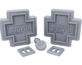 Brisket Cosplay Accessories - Yo-Yo Users Kit - Buckles and Battle Guards - Armguards - DIY Cosplay Prop Kit - Bounty Hunter Cosplay