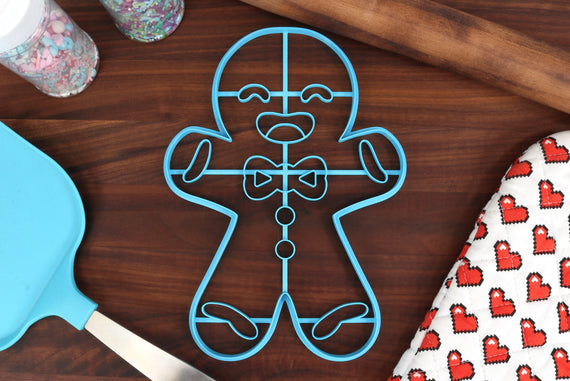 XL 10 Inch Gingerbread Man Cookie Cutter - Holiday Gingerbread - Halloween Thanksgiving Ginger Bread - Large Cookies for Holiday Party