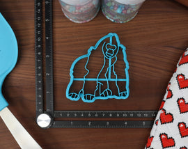 Monkey Memes Cookie Cutters - Harambe, Life Support Monke, Pog Monkey, Shocked Monke, Smiling Monkey - Meme Cookies, Monke Meme