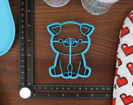 Three Little Pigs Storytime Cookie Cutters - Big Bad Wolf, Brick House, Little Pig, Stick House, Straw House - Bedtime Stories & Classics