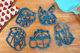 League Emote Cookie Cutters -Riven, Teemo, Jinx, Lux Ashe- League of Legends - LootCaveCo