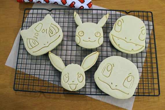 Pokemon Starter Kit Originals Pikachu Set of 4 Cookie Cutters PR1101