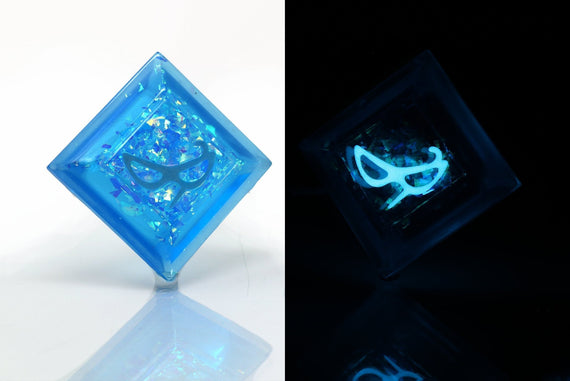 Twinkle Blue Mage FFXIV Glow in the Dark Soul Crystal/Blu Job Stone Final Fantasy XIV FF14 - LootCaveCo